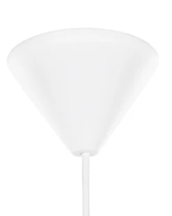 Beliani Riippuvalaisin Kangas Valkoinen/Harmaa Ziller Fashion