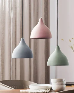 Beliani Riippuvalaisin Kipsi Vaaleanvihrea Lambro Hot