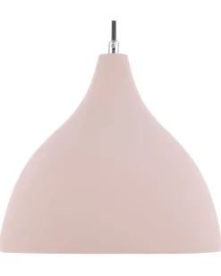 Beliani Riippuvalaisin Kipsi Vaaleanpunainen Lambro New