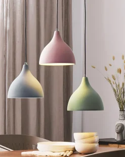 Beliani Riippuvalaisin Kipsi Vaaleanpunainen Lambro New