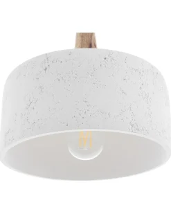 Beliani Riippuvalaisin Kipsi Valkoinen Burano Shop