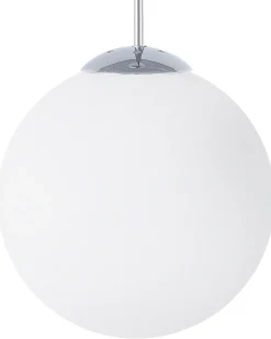 Beliani Riippuvalaisin Lasi Iso Valkoinen Barrow Fashion