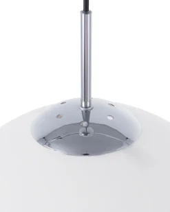 Beliani Riippuvalaisin Lasi Iso Valkoinen Barrow Fashion