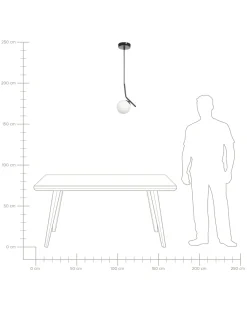Beliani Riippuvalaisin Lasi Musta Wapiti Online