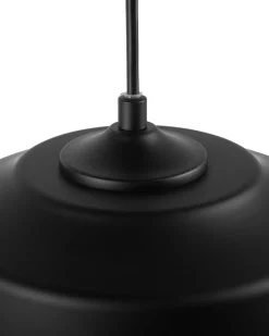 Beliani Riippuvalaisin Lasi Musta Jurua Clearance