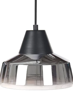 Beliani Riippuvalaisin Lasi Musta/Hopea Talparo Shop