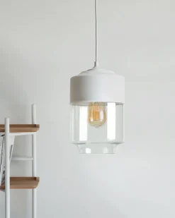 Beliani Riippuvalaisin Lasi Valkoinen Jurua Cheap