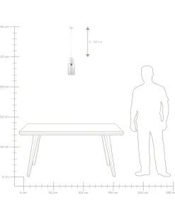 Beliani Riippuvalaisin Lasi Valkoinen Purus Best