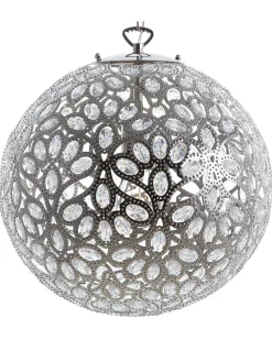 Beliani Riippuvalaisin Metalli Hopea Volta Flash Sale