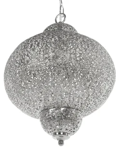 Beliani Riippuvalaisin Metalli Hopea Tyne Hot