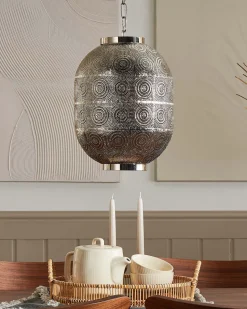 Beliani Riippuvalaisin Metalli Hopea Maringa Clearance