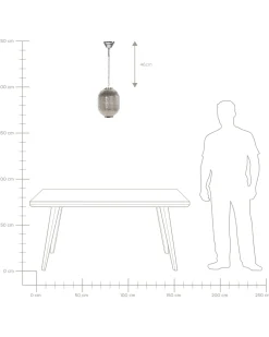 Beliani Riippuvalaisin Metalli Hopea Maringa Clearance