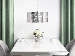 Beliani Riippuvalaisin Metalli Hopea Torno Outlet