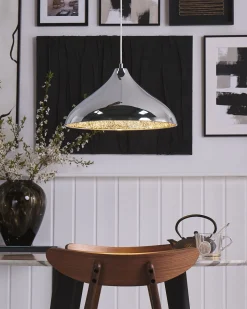 Beliani Riippuvalaisin Metalli Hopea Iskar Best Sale