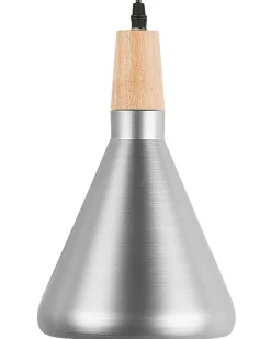 Beliani Riippuvalaisin Metalli Hopea Arda Fashion