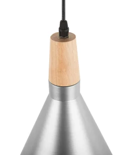 Beliani Riippuvalaisin Metalli Hopea Arda Fashion