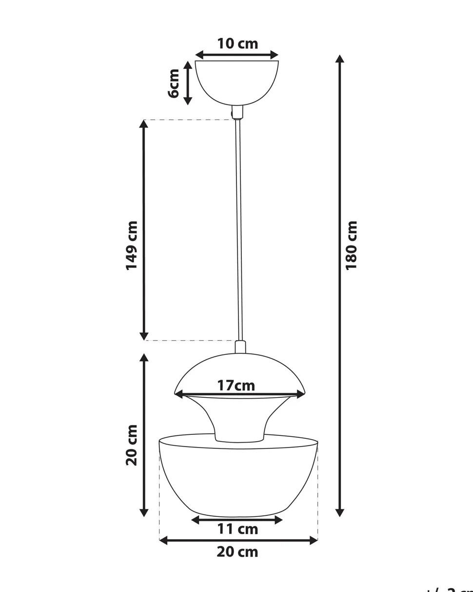 Beliani Riippuvalaisin Metalli Hopea Bojana Sale