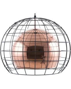 Beliani Riippuvalaisin Metalli Kupari/Musta Liri Online