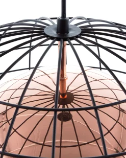 Beliani Riippuvalaisin Metalli Kupari/Musta Liri Online