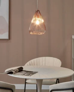 Beliani Riippuvalaisin Metalli Kupari Conca Flash Sale