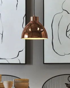 Beliani Riippuvalaisin Metalli Kupari Darya Store