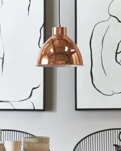 Beliani Riippuvalaisin Metalli Kupari Darya Store