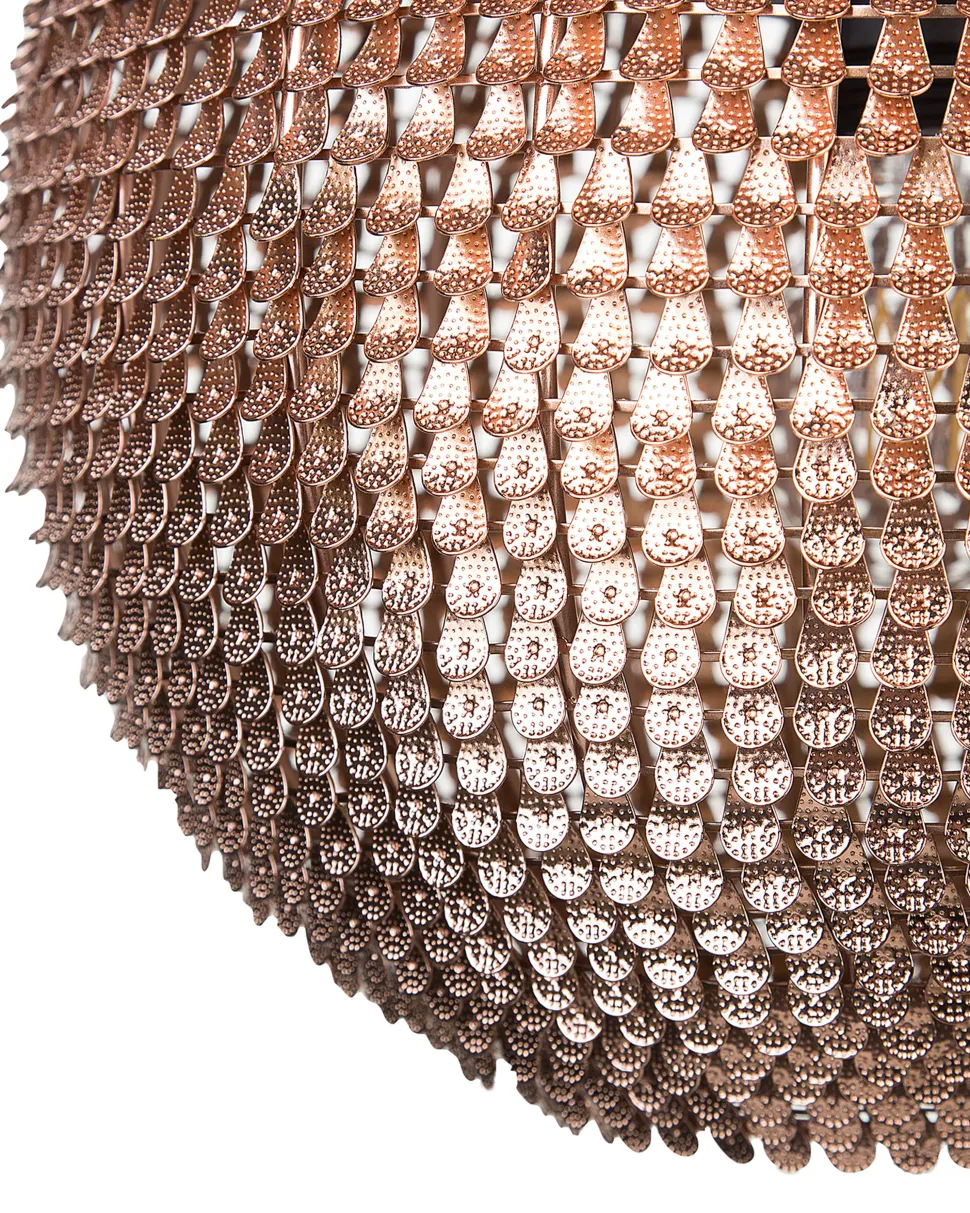 Beliani Riippuvalaisin Metalli Kupari Seine Sale