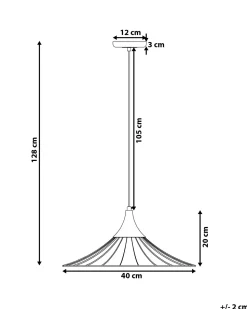 Beliani Riippuvalaisin Metalli Kupari Giona Online