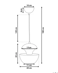 Beliani Riippuvalaisin Metalli Kupari Bojana Cheap