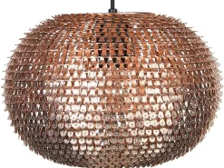 Beliani Riippuvalaisin Metalli Kupari Reine Shop