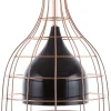 Beliani Riippuvalaisin Metalli Musta/Kupari Tresa Best