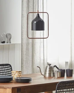 Beliani Riippuvalaisin Metalli Musta Mavone Outlet