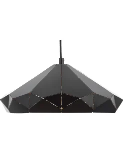 Beliani Riippuvalaisin Metalli Musta Nevola Flash Sale