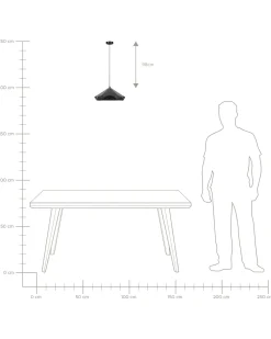 Beliani Riippuvalaisin Metalli Musta Nevola Flash Sale