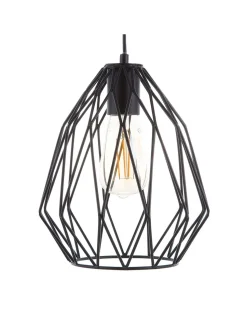Beliani Riippuvalaisin Metalli Musta Magra Cheap