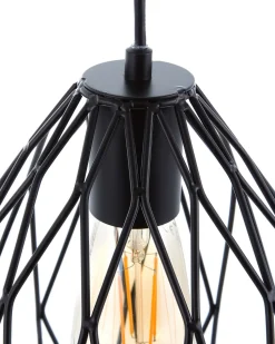 Beliani Riippuvalaisin Metalli Musta Magra Cheap