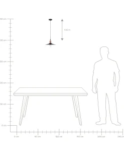 Beliani Riippuvalaisin Metalli Pieni Musta/Kupari 3 Kpl Swift Online