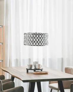 Beliani Riippuvalaisin Metalli Pieni Hopea Tenna Best Sale