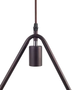 Beliani Riippuvalaisin Metalli Tummanruskea Juruena Flash Sale