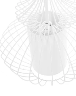 Beliani Riippuvalaisin Metalli Valkoinen Kolva Sale