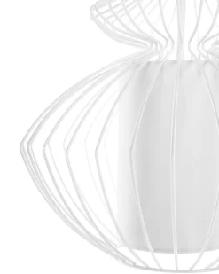 Beliani Riippuvalaisin Metalli Valkoinen Kolva Sale