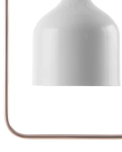 Beliani Riippuvalaisin Metalli Valkoinen Mavone Shop