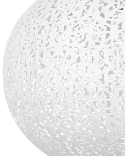 Beliani Riippuvalaisin Metalli Valkoinen Meuse Cheap