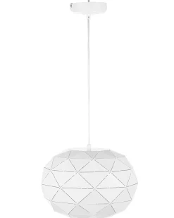 Beliani Riippuvalaisin Metalli Valkoinen Rewa Cheap