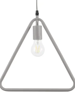 Beliani Riippuvalaisin Metalli Vaaleanharmaa 3 Kpl Juruena Outlet