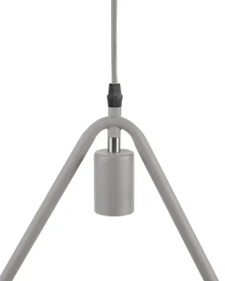 Beliani Riippuvalaisin Metalli Vaaleanharmaa 3 Kpl Juruena Outlet