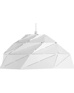 Beliani Riippuvalaisin Metalli Valkoinen Rubicon Fashion