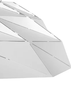 Beliani Riippuvalaisin Metalli Valkoinen Rubicon Fashion