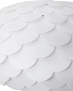 Beliani Riippuvalaisin Muovi Valkoinen Erges Best Sale