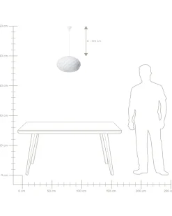 Beliani Riippuvalaisin Muovi Valkoinen Erges Best Sale